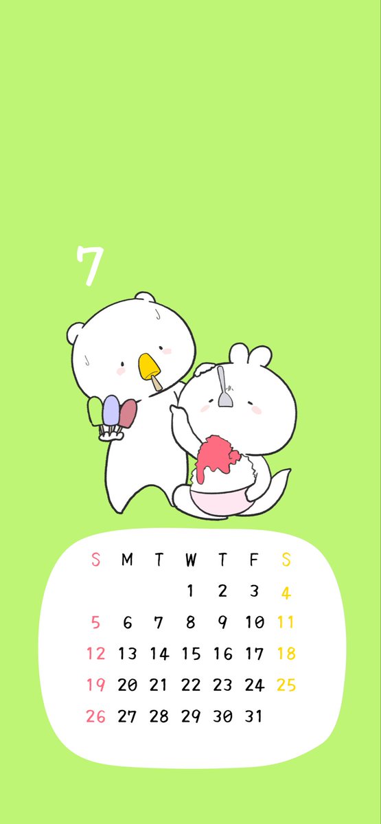 musikyoto's tweet photo. 今月の壁紙配信
7月も半ばになってしまいました、お待たせいたしました💦💦
今月は暑い夏をひんやりスイーツで吹き飛ばせなうさっくまです🍦
ぜひ待ち受けにして楽しんでくださいね https://t.co/RLW3X0ut6c