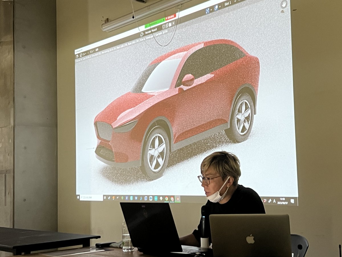 BunchoCG's tweet photo. 41歳でBlenderと自動車CGを始めました（8年前）
趣味独学で、楽しくてしょうがなく、仕事から帰ってから毎晩夢中でやってました（お尻を悪くしたｗ🤣）

それがきっかけで
YouTubeを始め、マツダに乗り、独立してフリーランスになり、講師やワークショップ、そのほかたくさんの素晴らしい機会やご縁に恵まれました

まさに、Blenderと自動車CGによって救われ、自分を取り戻し、全く新しい人生へと移り変わりました

なので、感謝とその楽しさを伝えたいという気持ちに共感します（例の動画に便乗です😅）

というわけで、配信やコミュニティをやってるので、一緒にBlender楽しみましょう！（宣伝かいｗ）🚗✨