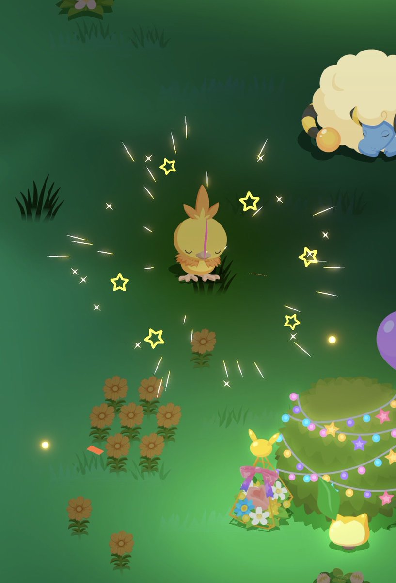 jazzthatshiny's tweet photo. Shiny Torchic! ✨ 
#pokemonsleep3rd https://t.co/MKrs4fF5NJ