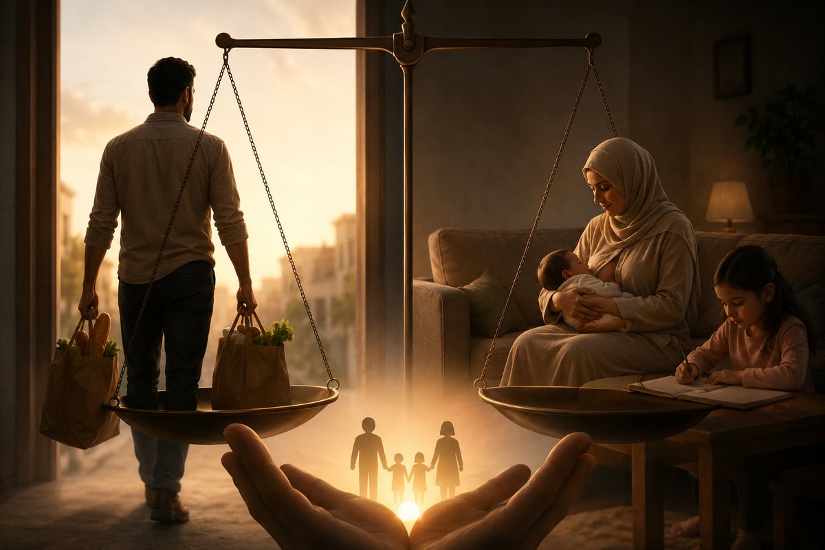 Saifkarrim's tweet photo. (قوامة الرجل على المرأة: تكليف أم تسلُّط؟)
"بين القرآن الواضح والموروث المشوَّه"

إنه لَمِمَّا يؤسَفُ له، أن يفهم الكثيرون معنى "قُوَامة" الرجل على المرأة في القرآن المجيد على غير وجهها ومقاصدها، فهي ليست امتيازًا للرجل؛ بل تكليفٌ له، وليست رخصةً للتسلط؛ بل مسؤوليةٌ للرعاية.

وهذا من أكثر المعاني التي أُسيء فهمها؛ حين اختُزلت في معنى السيادة والهيمنة. بينما سياق الآية ولغة القرآن ومقاصده السامية؛ كل ذلك يدل على معنًى مختلِفٍ جدًّا.

قال تعالى: ﴿الرِّجَالُ قَوَّامُونَ عَلَى النِّسَاءِ بِمَا فَضَّلَ اللَّهُ بَعْضَهُمْ عَلَىٰ بَعْضٍ وَبِمَا أَنْفَقُوا مِنْ أَمْوَالِهِمْ﴾ [النساء: 34]. ولو تأملنا كلمة «قَوَّامُون» من جهة اللغة؛ لوجدنا أنها صيغة مبالغة من الفعل «قام». والعرب تقول: «قام على فلان»، أي: رعاه، وخدمه، واعتنى بشؤونه، وتحمل مسؤوليته، ولا يُفهم من هذا التعبير معنى التسلط أو الاستعلاء.

فنحن نقول - مثلًا -: «قام الابن على أبيه المريض»، أي: لازمه، وخدمه، وقضى حاجاته، واعتنى به حتى تعافى. ولا يفهم أحد من هذا أن الابن أصبح سيدًا على أبيه أو متسلطًا عليه! وإنما صار مسؤولًا عن رعايته. وعلى هذا، فالقوامة في الآية هي قيامُ الرجل بمسؤولية الأسرة، لا قيامُهُ فوق المرأة منزلةً وسلطانًا.

ثم إن الله - سبحانه - بَيَّنَ سبب هذه القوامة فقال: ﴿بِمَا فَضَّلَ اللَّهُ بَعْضَهُمْ عَلَىٰ بَعْضٍ وَبِمَا أَنْفَقُوا مِنْ أَمْوَالِهِمْ﴾. ومن المهم هنا أن نتوقف عند كلمة «فَضَّلَ»؛ فكثيرون يظنون أن التفضيل يعني أن الرجل أفضل من المرأة، وهذا ليس ما تدل عليه الآية.

فالقرآن لم يقل: «بما فضل الله الرجال على النساء»؛ وإنما قال: ﴿بِمَا فَضَّلَ اللَّهُ بَعْضَهُمْ عَلَىٰ بَعْض﴾، وهي صياغة دقيقة تشير إلى أن لكل طرفٍ جوانبَ فُضِّل بها، وأن التفضيل متعلقٌ بالوظيفة والقدرة، لا بالكرامة الإنسانية.

بل إن القرآن نفسه يبين أن التفضيل لا يعني - بالضرورة - الأفضليةَ عند الله ﷻ؛ وإنما يعني مَنْحَ مزايا أو إمكاناتٍ أو تكاليفَ معينة. قال تعالى: ﴿يَا بَنِي إِسْرَائِيلَ اذْكُرُوا نِعْمَتِيَ الَّتِي أَنْعَمْتُ عَلَيْكُمْ وَأَنِّي فَضَّلْتُكُمْ عَلَى الْعَالَمِين﴾ [البقرة: 47].

فهل كان بنو إسرائيل أفضل الناس عند الله على الإطلاق؟ الجواب: لا. لقد فضلهم الله بما آتاهم من النبوات، والكتب، والآيات، والنعم؛ لكنهم لَمَّا لم يؤدوا حق هذا التفضيل ذمهم القرآن في مواضع كثيرة، فقال: ﴿وَبَاءُوا بِغَضَبٍ مِنَ اللَّه﴾، وقال: ﴿لُعِنَ الَّذِينَ كَفَرُوا مِنْ بَنِي إِسْرَائِيل﴾. فالتفضيل كان عطاءً وتكليفًا، لا شهادةً دائمةً بالأفضلية.

ومن هنا نفهم أن الإنسان لا يصبح أفضل لمجرد أنه فُضِّل بشيء؛ وإنما يصبح أهلًا لهذا التفضيل إذا قام بحقه. فالطبيبُ مُفضَّلٌ بعلمٍ ليس عند غيره، فإن استعمله في خدمة الناس استحق هذا الفضل، وإن استعمله في الإضرار بهم صار علمه حجةً عليه. والغنيُّ مُفضَّلٌ بالمال، فإن أنفقه في الخير كان فضلًا له، وإن بخل أو طغى كان المال سببًا في مؤاخذته.

وكذلك الرجل؛ فقد فُضِّل في بعض الجوانب التي تعينه على حمل مسؤولية الأسرة؛ كالقوة البدنية، والقدرة على الكسب، وتحمل أعباء النفقة، فكان هذا التفضيل سببًا لتكليفه بالقوامة، لا سببًا لإعطائه سلطةً مطلقة. ولذلك خُتمت الآية بذكر النفقة: ﴿وَبِمَا أَنْفَقُوا مِنْ أَمْوَالِهِمْ﴾، وكأنها تربط القوامة بالواجبات قبل الحقوق، وبالبذل قبل الامتياز.

ولو قال رجل: "لماذا حمّلني الله مسؤولية الإنفاق، ورعاية الأسرة، والسعي في مصالحها؟"؛ فالجواب في الآية نفسها: لأن الله أعطاك من المقومات ما يجعلك قادرًا على أداء هذه المهمة، فكانت تلك النعم سببًا للتكليف، لا وسامًا للتفاخر.

ومن المؤسف - كما قلتُ مُفتَتَحَ المنشور - أن هذا المفهوم قد شُوِّهَ عند كثيرٍ من الناس، حتى صار بعضهم يظن أن القوامة تعني أن المرأة من ممتلكات الرجل وأشيائه، وأن له أن يَفرض عليها ما يشاء، مع أن القرآن يحمّل الرجل مسؤوليةً مضاعَفةً تِجاه زوجته وأسرته، ولا يمنحه "صَكًّا" للهيمنة عليها.

فكلما ازداد الإنسان فضلًا في القدرة أو المال أو العلم أو القوة؛ ازدادت مسؤوليته أمام الله. وهذه سنة قرآنية عامة: النعم تُوجب الواجبات، والتفضيل يُحمِّل المسؤوليات، ولا يصنع الأفضلية إلا إذا قام صاحبه بحق ما فُضِّل به. فمن أحسن في ما آتاه الله كان أهلًا لذلك الفضل، ومن أساء كان ما فُضِّل به حجةً عليه لا له.