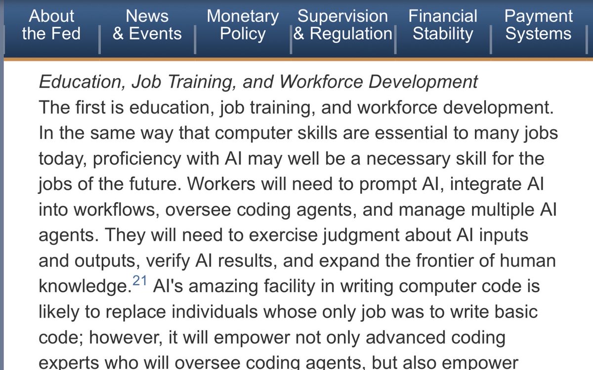 ccatalini's tweet photo. Verification is now part of the AI jobs debate. Grateful to Governor Barr @federalreserve for engaging with our work. https://t.co/h2HPa1wkFe