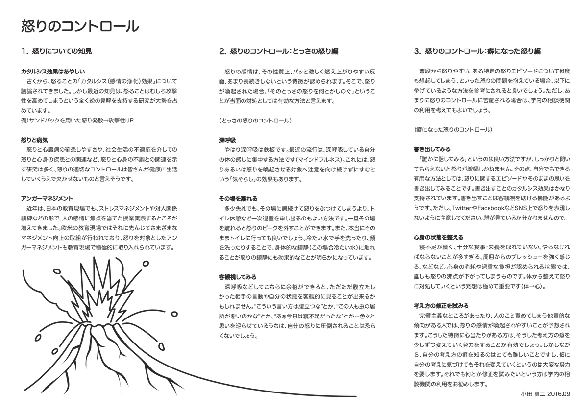 coordination_'s tweet photo. 「怒る」という感情は自分の主張を伝える上で有用な場面もありますが、感情に任せすぎると人間関係を損ねてしまう原因にも。
今回は、そんな怒りの感情と上手に付き合い、適切にコントロールする方法を紹介しております！ 
ぜひ読んでみてくださいね😊

＃セルフケア
＃学生生活 https://t.co/g69IXgODVI