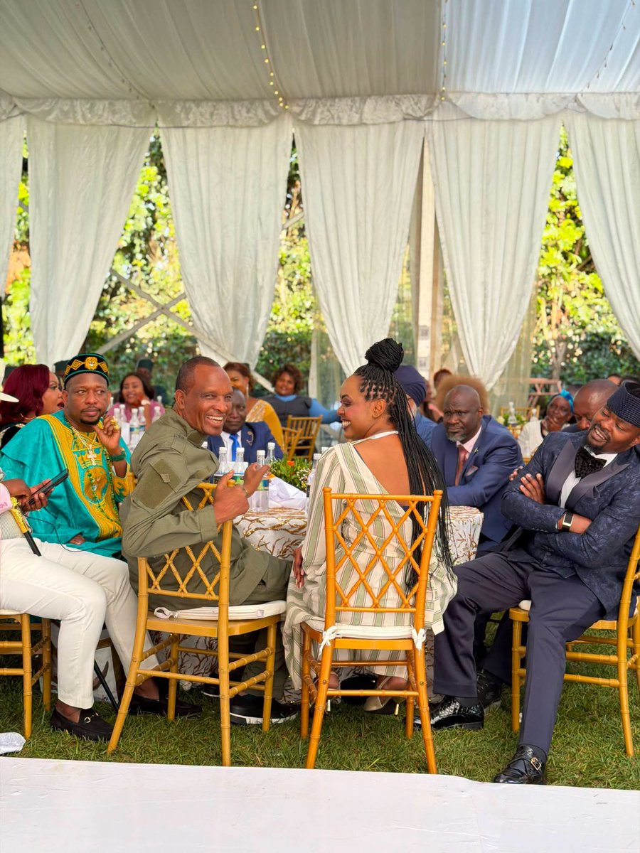 Sonko047's tweet photo. It wasn't easy to let her go after the beautiful bond we have shared for over 17 years. We watched her grow, took her to school, supported her through high school and university, celebrated her getting a job, and today, in a beautiful wedding ceremony at Limuru Gardens https://t.co/MlqHGHnpeb