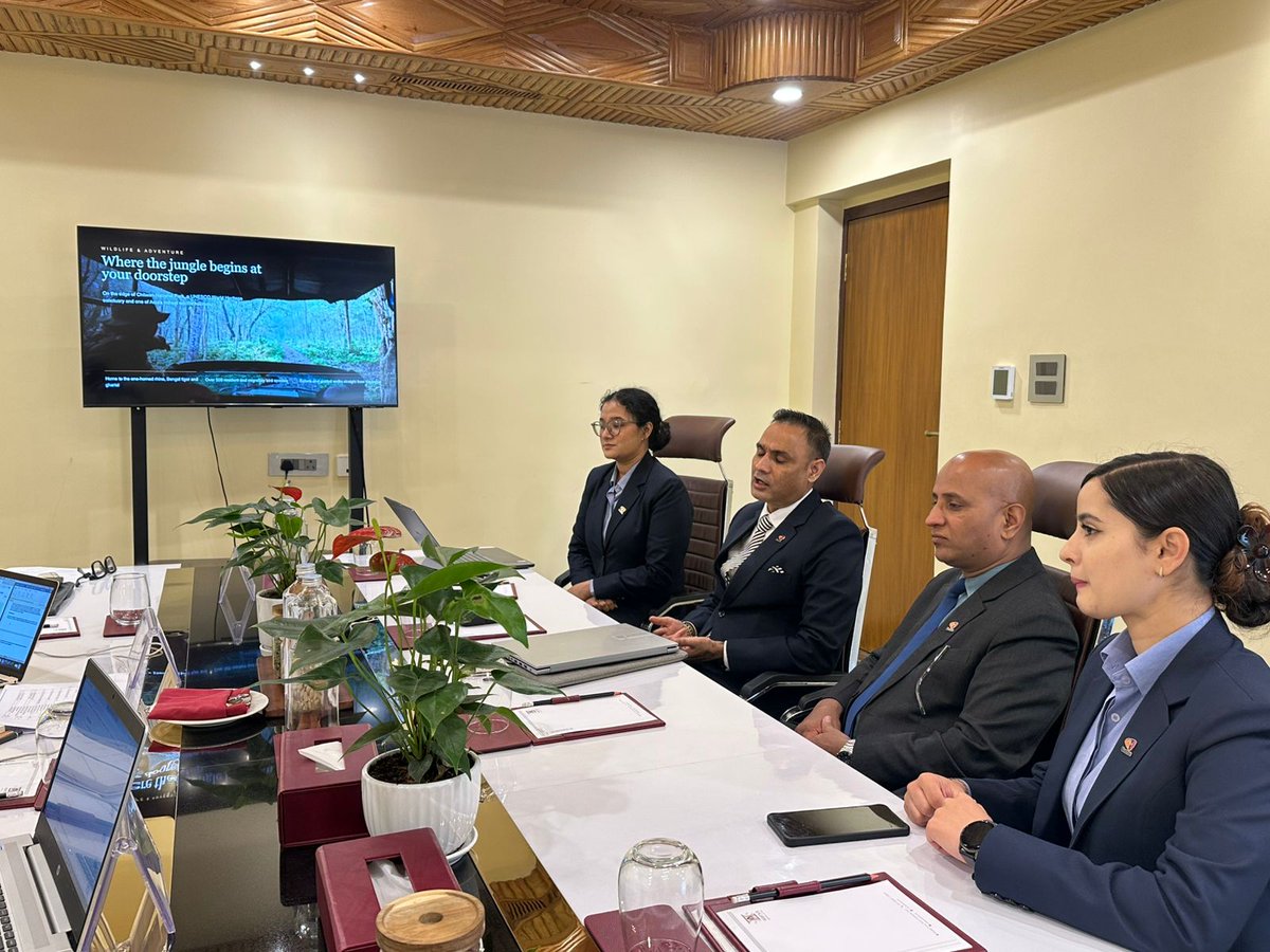SATAawards's tweet photo. South Asian Travel Awards (SATA) 2026
Jury Evaluations in Nepal

#SoalteeWestendResortChitwan

#Nominee #SATA #SATA2026 #SouthAsianTravelAwards #Nepal https://t.co/kYVsSlrfCj