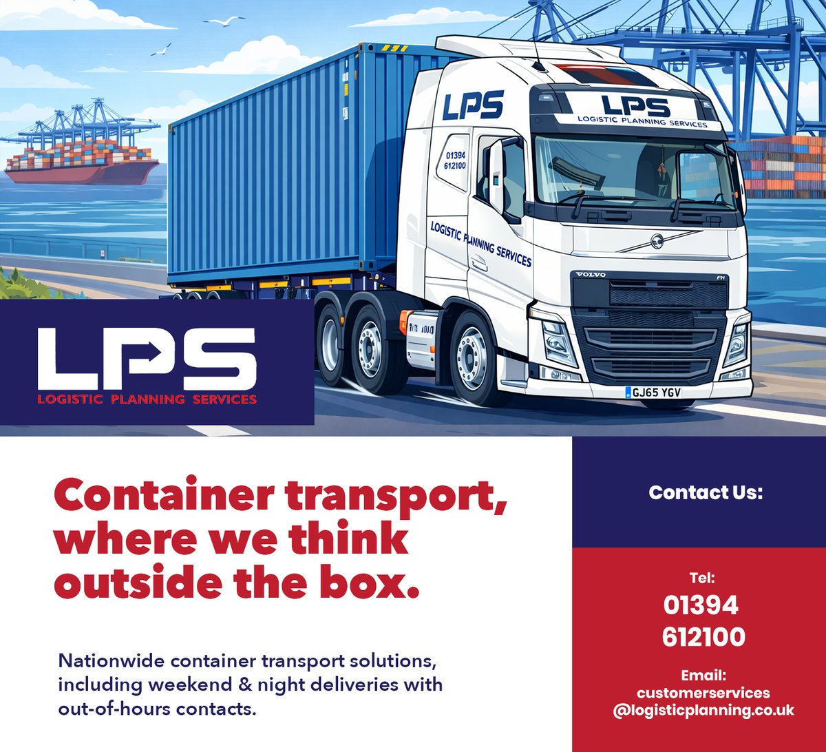 LogisticPlan's tweet photo. In container logistics, there’s rarely a one-size-fits-all solution. Tight delivery windows, changing schedules, and unique customer requirements mean flexibility matters.
📞 Tel: 01394 612100
#LPS #LogisticPlanningServices #ContainerTransport https://t.co/2kcQzOK4oe