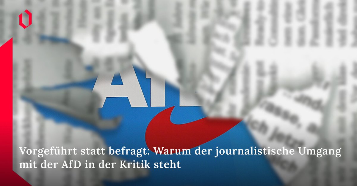 OstdeutscheAZ's tweet photo. Spiegel-Autor René Pfister und Zeit-Autor Ijoma Mangold kritisieren den journalistischen Umgang mit der AfD: Interviews dienten oft nur dem „Entlarven“. OAZ-Autorin Judka Strittmatter kommentiert, warum diese Selbstkritik überfällig ist. #AfD #Medien https://t.co/2zire4LXyo