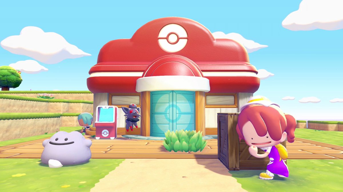 Pokemon's tweet photo. Ready or not, here we go! 🙈🔍 Starting on Sunday, July 19, you can participate in Zorua's Hide-and-Sneak Contest in #PokemonPokopia! 🏆 https://t.co/V135T6kk4d