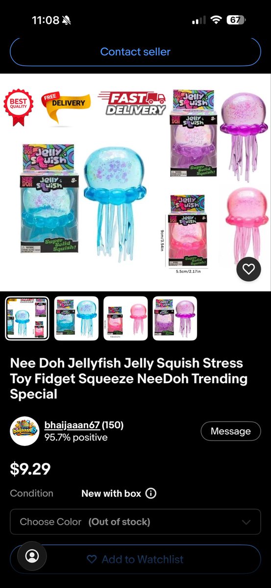 RyanJ0924's tweet photo. @eBay 
🚨 Buyer beware if you purchase branded collectibles or toys on eBay.

I recently bought NeeDoh Jelly Squish toys from an eBay listing that appeared to be selling authentic products. What happened next completely changed my confidence in buying branded items on eBay.

🧵👇 https://t.co/8ldLG7tFgS