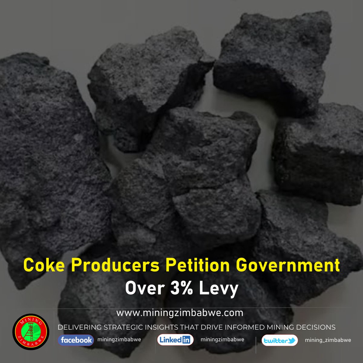 Mining_Zimbabwe's tweet photo. Zimbabwe's coke producers are challenging the new 3% coal levy...
https://t.co/EA5DHC6Jd9
#MiningZimbabwe #CoalMining https://t.co/NlSVkcQX7N