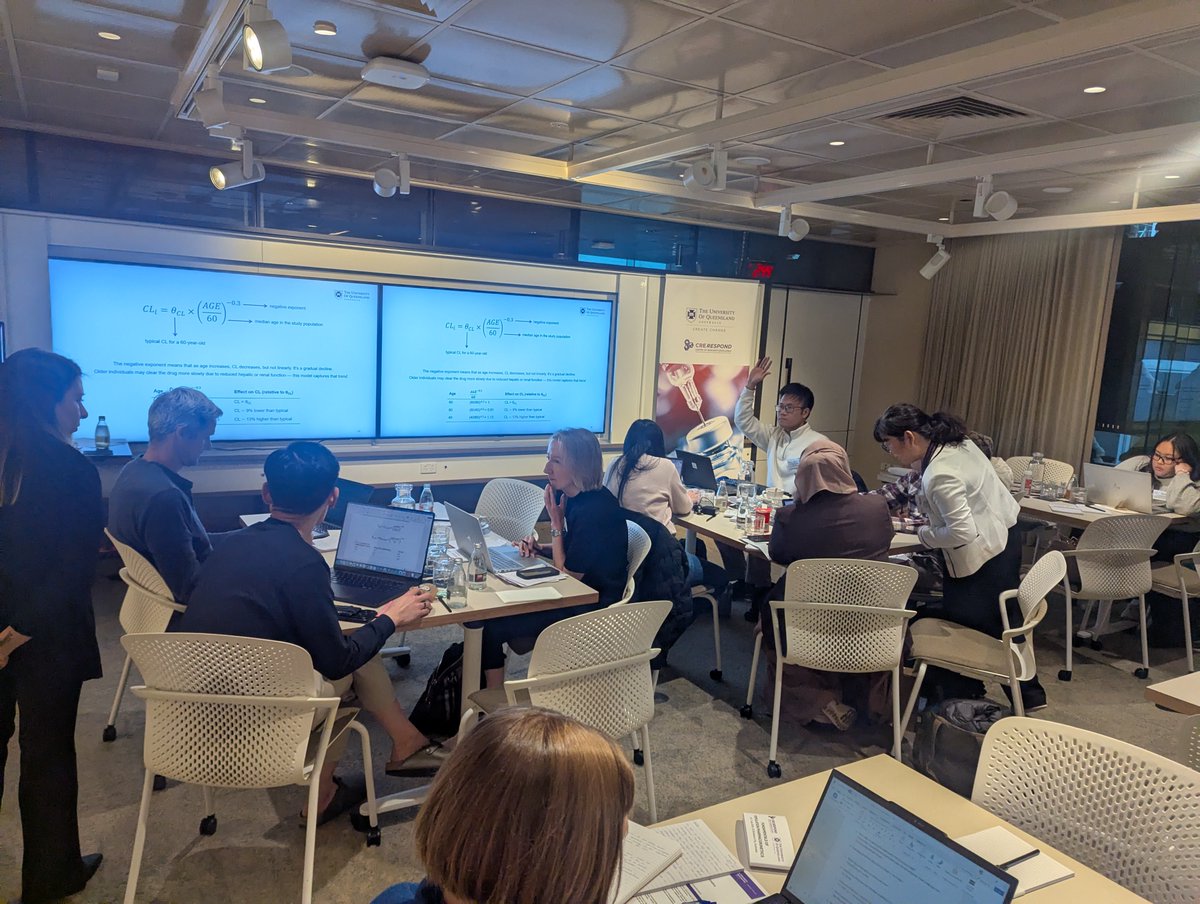 CRE_RESPOND's tweet photo. Great afternoon of learning and practical application to wrap up day 1 at our Fundamentals of Population Pharmacokinetics workshop! 📊
Participants explored population PK concepts before diving into hands-on data extraction and dataset-building activities.
#PopPK #Pharmacokinetics #CRERESPOND #UQ