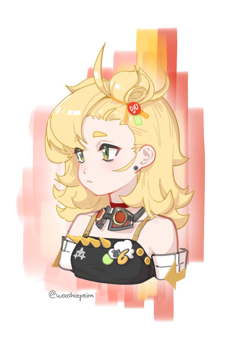 ドナ・ウィルソン 原画「ロビンも黄色いスリッパ」ART station Decided to color the doodle #ゼンゼロ #ZenlessZoneZero #zzzero #绝