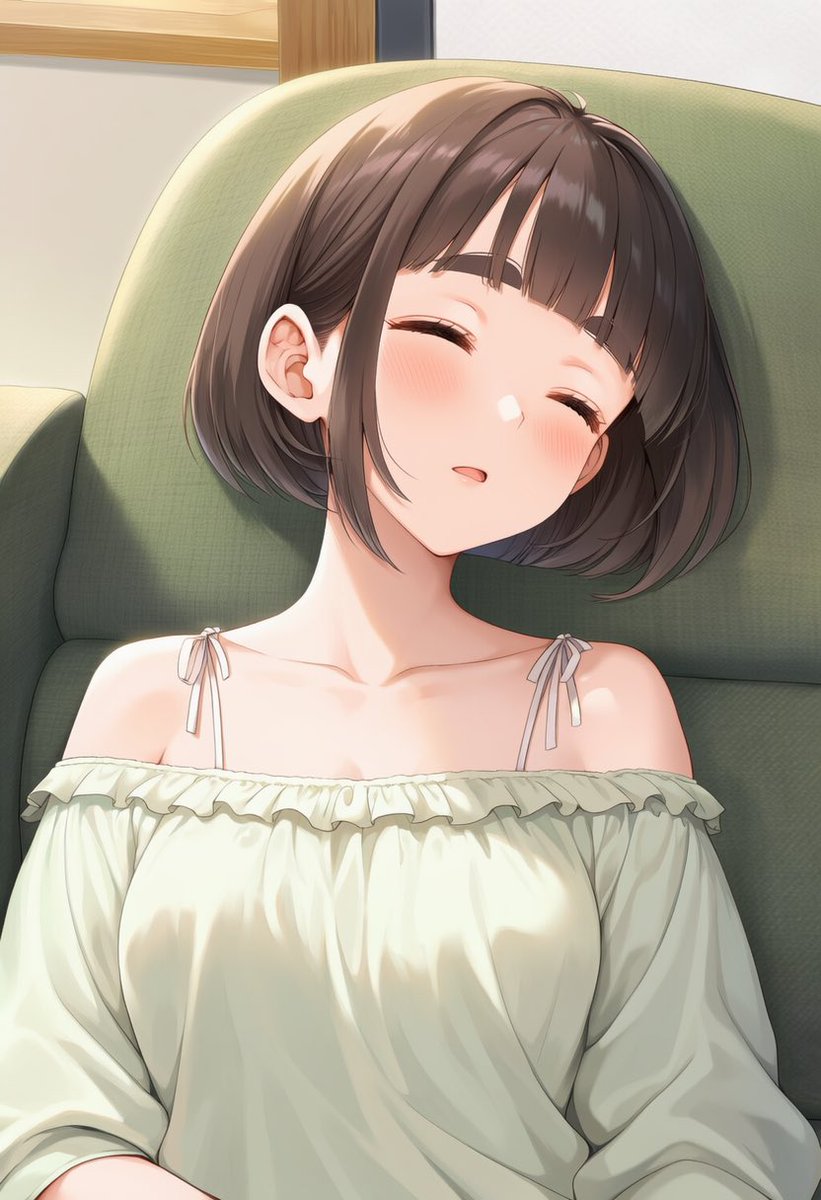 emoemolover123's tweet photo. 寝ちゃった🫧

陽葵 / OC / AI gen https://t.co/keQwZH3oui