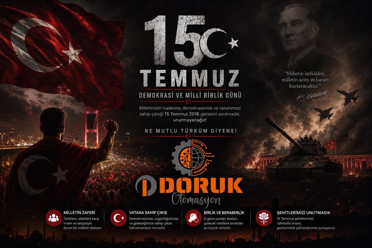 iLk_erTaskin's tweet photo. Bu millet, 

10 yıl önce 15 Temmuz gecesi istikbaline ve bağımsızlığına sahip çıkmıştır. 

"İrade Bizim Zafer Bizim" diyerek milli irade uğruna, vatan uğruna canını hiçe saymıştır. https://t.co/mPTLUav4rI