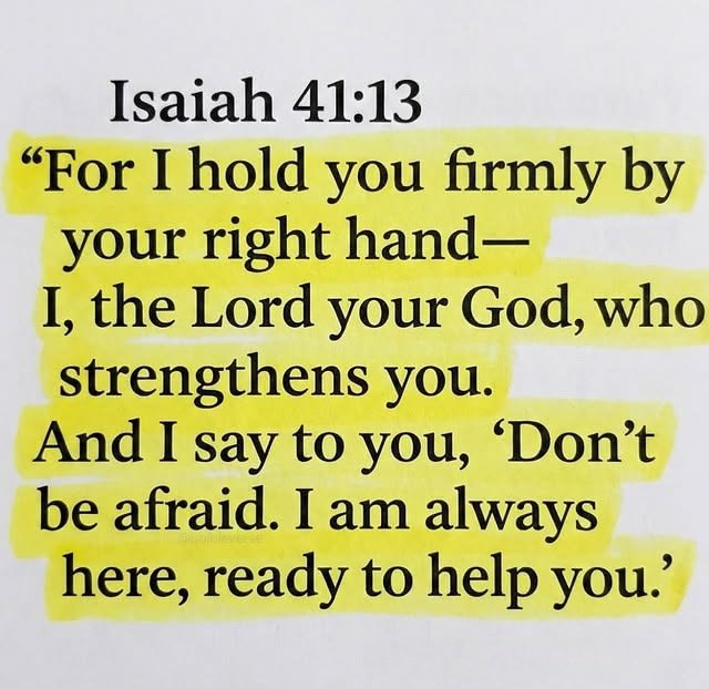 John_Matthew_T's tweet photo. Isaiah 41:13 https://t.co/epKvC8KjNt