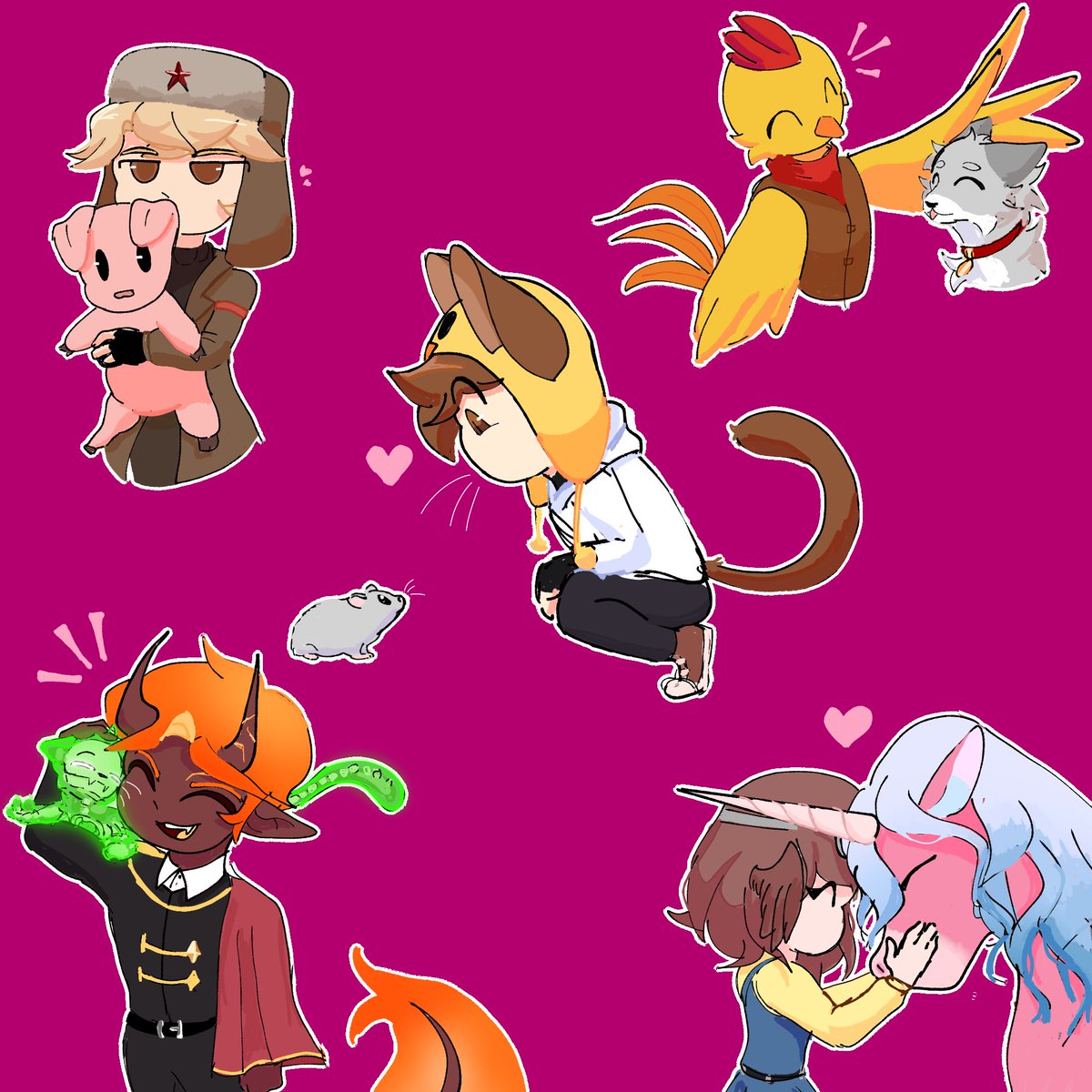 Fadondraw's tweet photo. Un dibujo de las Minecraft Saga mascotas 🗣️

#Starvtuber
#Magmaboifanart #JustNovaFanart
#CapitanGatoFanArt https://t.co/gqduBJkxkw