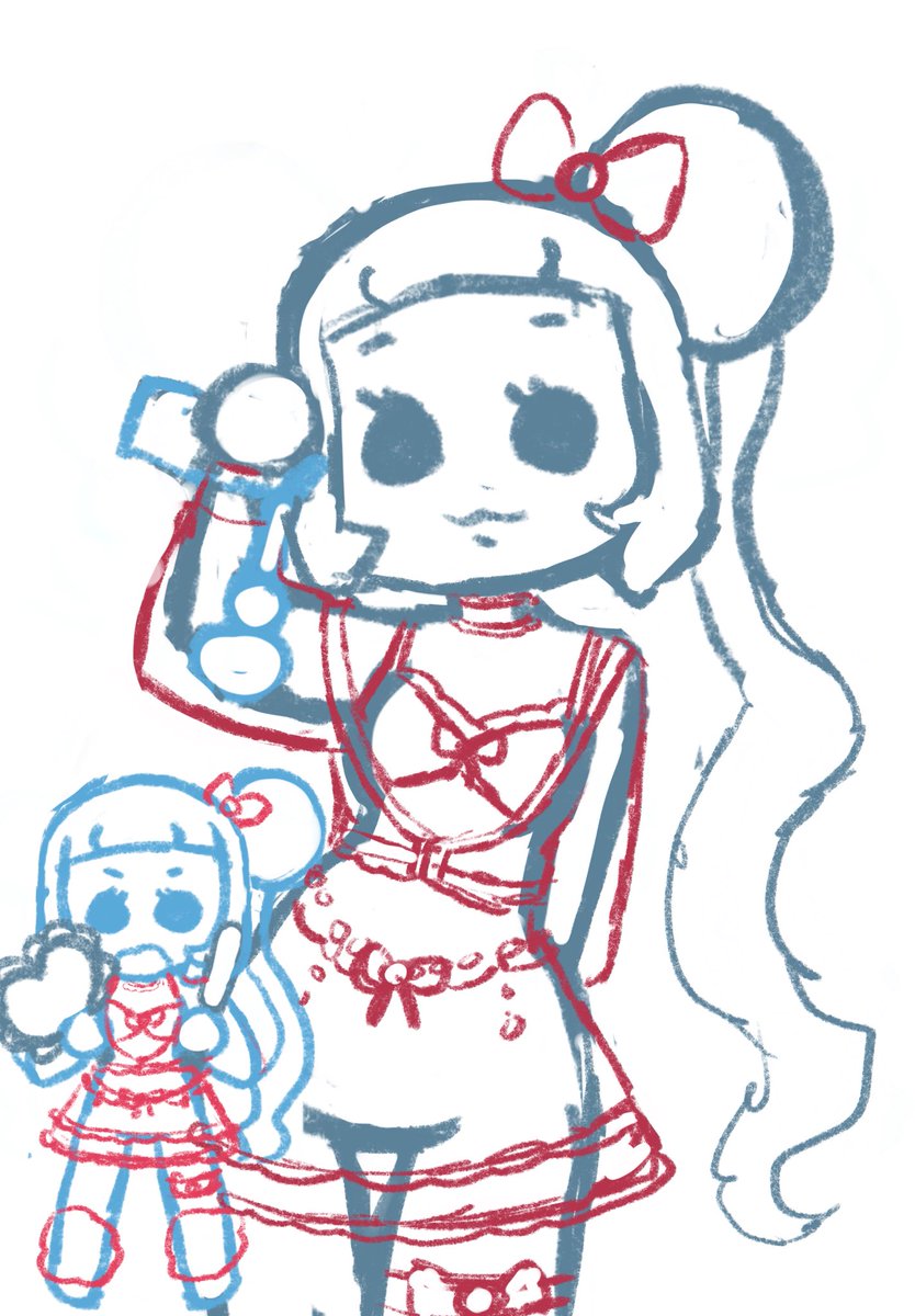 dotti_dew's tweet photo. I want to draw more oshi/oshikatsu related art, but idk who to choose (ง ͠ಥ_ಥ)ง

This is a little WIP https://t.co/6HM68nO03m
