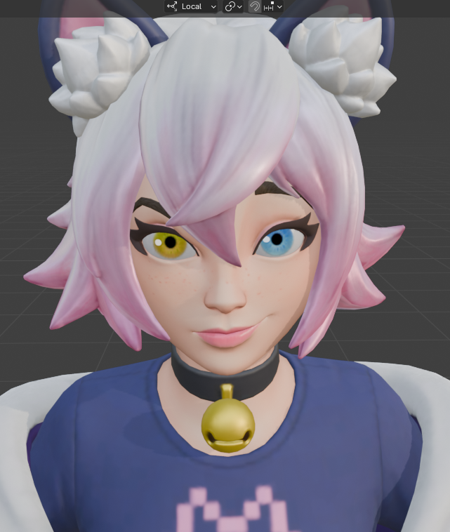 GlitchCatrin's tweet photo. Just fucking around with blender instead of learning I guess https://t.co/8jB6H6NT6T