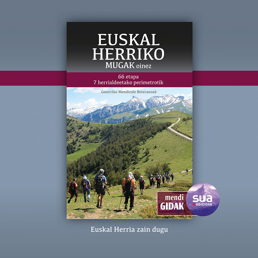 SuaEdizioak's tweet photo. HARRERA BEROA "EUSKAL HERRIKO MUGAK OINEZ" LIBURUARI
Liburu-dendetan eta hedabideetan oihartzun handia lortu du Goierriko Mendizale Beteranoek prestatutako "Euskal Herriko mugak oinez" liburuak, EH goitik behera ibiltzeko interes handia dagoen seinale.
https://t.co/y3dEegiOq5 https://t.co/Zb7cX15IZC