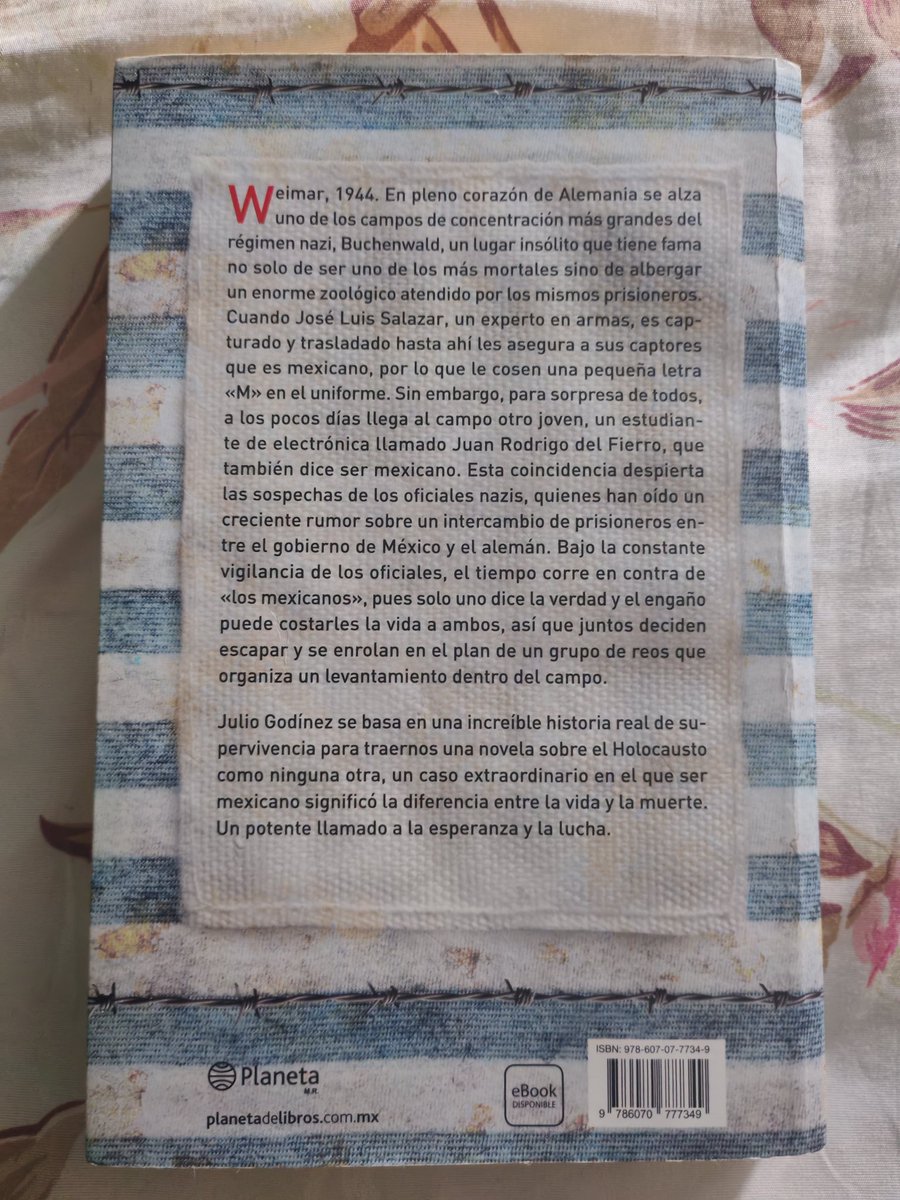 MayraLibros's tweet photo. 📚El Mexicano de Buchenwald (Julio Godínez)

"Aquellos que no pueden recordar el pasado están condenados a repetirlo". (George Santayana)

La importancia de conocer este tipo de historias que pasaron en la vida real. https://t.co/p4YiuvGoIC