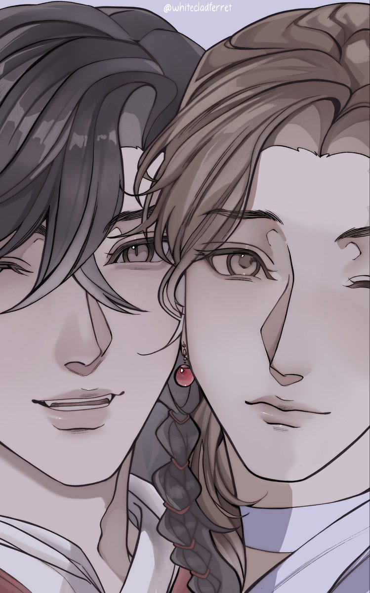 whitecladferret's tweet photo. Hualian art for Xie Lian birthday 🫶 https://t.co/ByZfR8dyVX