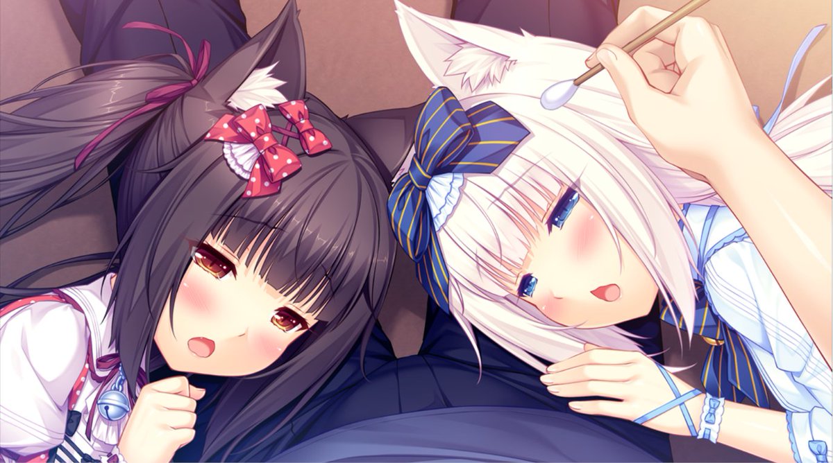 kittenkaji's tweet photo. Me when my boyfie takes care of me :3 #nekopara https://t.co/P7wBEJKH0W