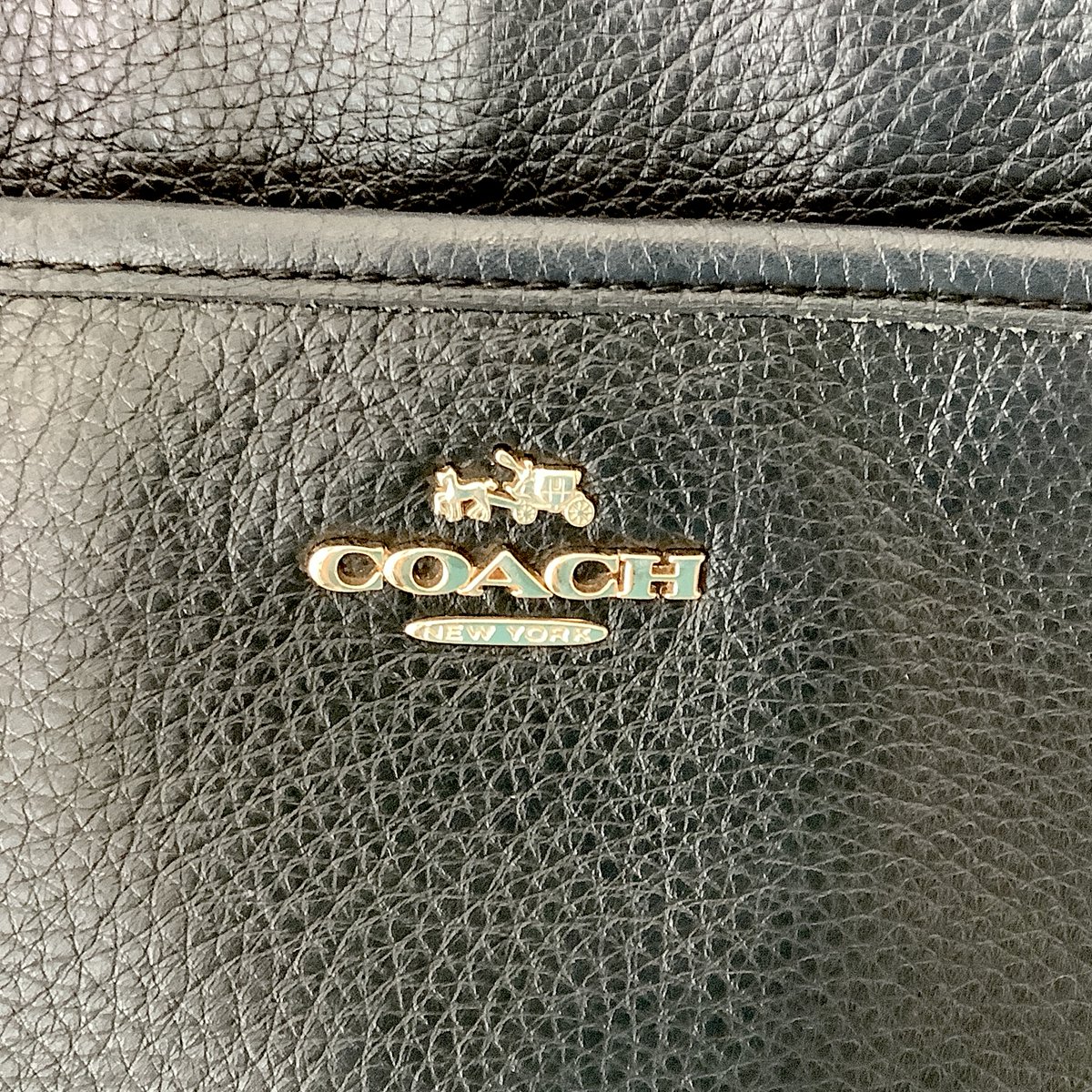 COACH（コーチ） F37321 ラグジュアリー ペブルドレザー ファイル