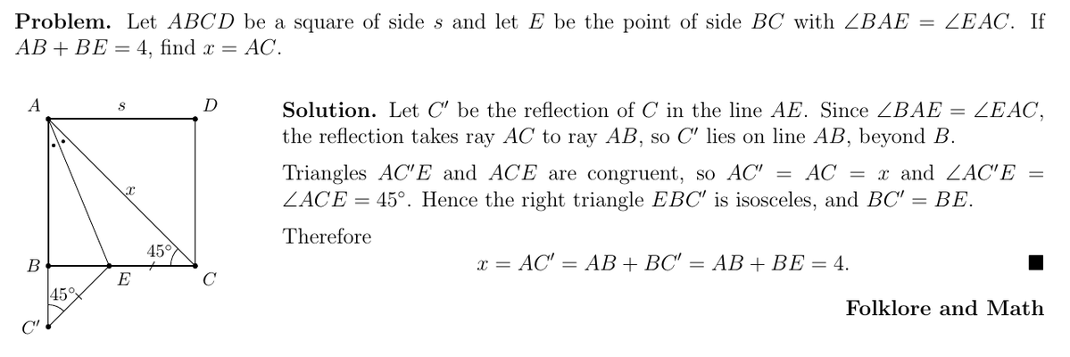 folkloreandmath's tweet photo. @PerHenrikChris1 @MatildaSpicer Nice problem, let me share my solution, I hope it is simple enough! https://t.co/zdlrAhDv6V