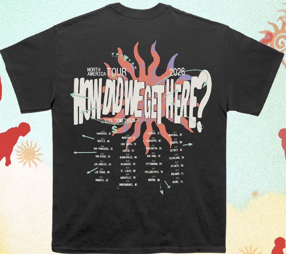 a3nedx81's tweet photo. @Louis_Tomlinson @LTHQOfficial in the off chances that someone sees this i was at the LT concert on 7/14/26 in TD garden and I had bought this merch shirt but i left it on my seat by accident and by the time we were able to get back to it, someone must have taken it.  (1/3) https://t.co/RmvOBZz9eh
