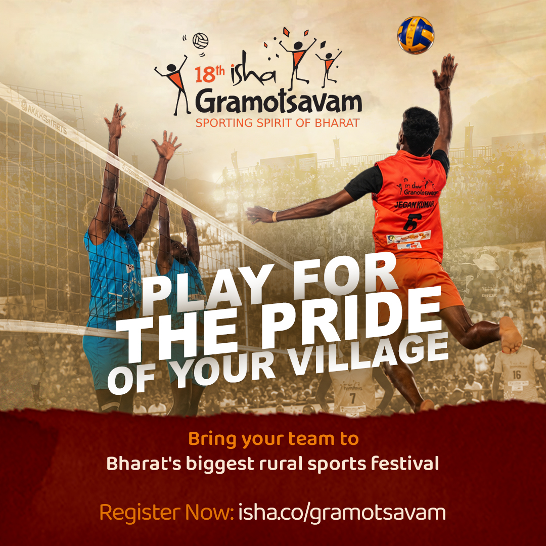 ishafoundation's tweet photo. Your village has a pride that no city can replicate.
Bring your team to Gramotsavam 2026 — Bharat's biggest rural sports festival — and play for it.

Register now: https://t.co/hALjebbMtS https://t.co/PtymcAa7jx