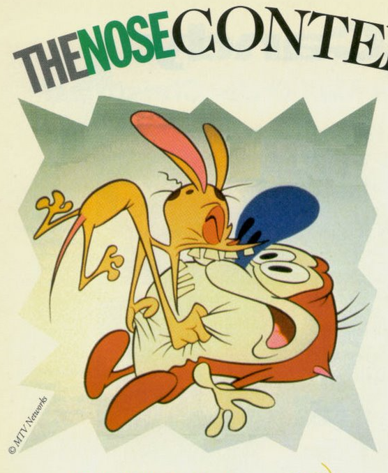 radiodormouse's tweet photo. The Ren &amp; Stimpy Show exploded after just a handful of episodes. The Nose praised its grotesque humor and anti-establishment irreverence in an era of safe cartoons, but felt making them brand ambassadors for Mattel and Nintendo would dull its edge. #RenAndStimpy #AnimationHistory https://t.co/4UOwoPHIN6