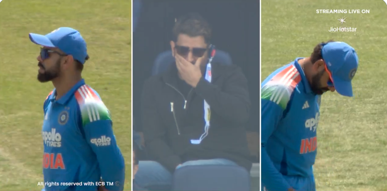 WhereIsMeYaar's tweet photo. Things we love to see - Virat Kohli, MS Dhoni &amp; Rohit Sharma in one frame. ❤️ #ENGvIND 1st ODI https://t.co/TfxzodifiW
