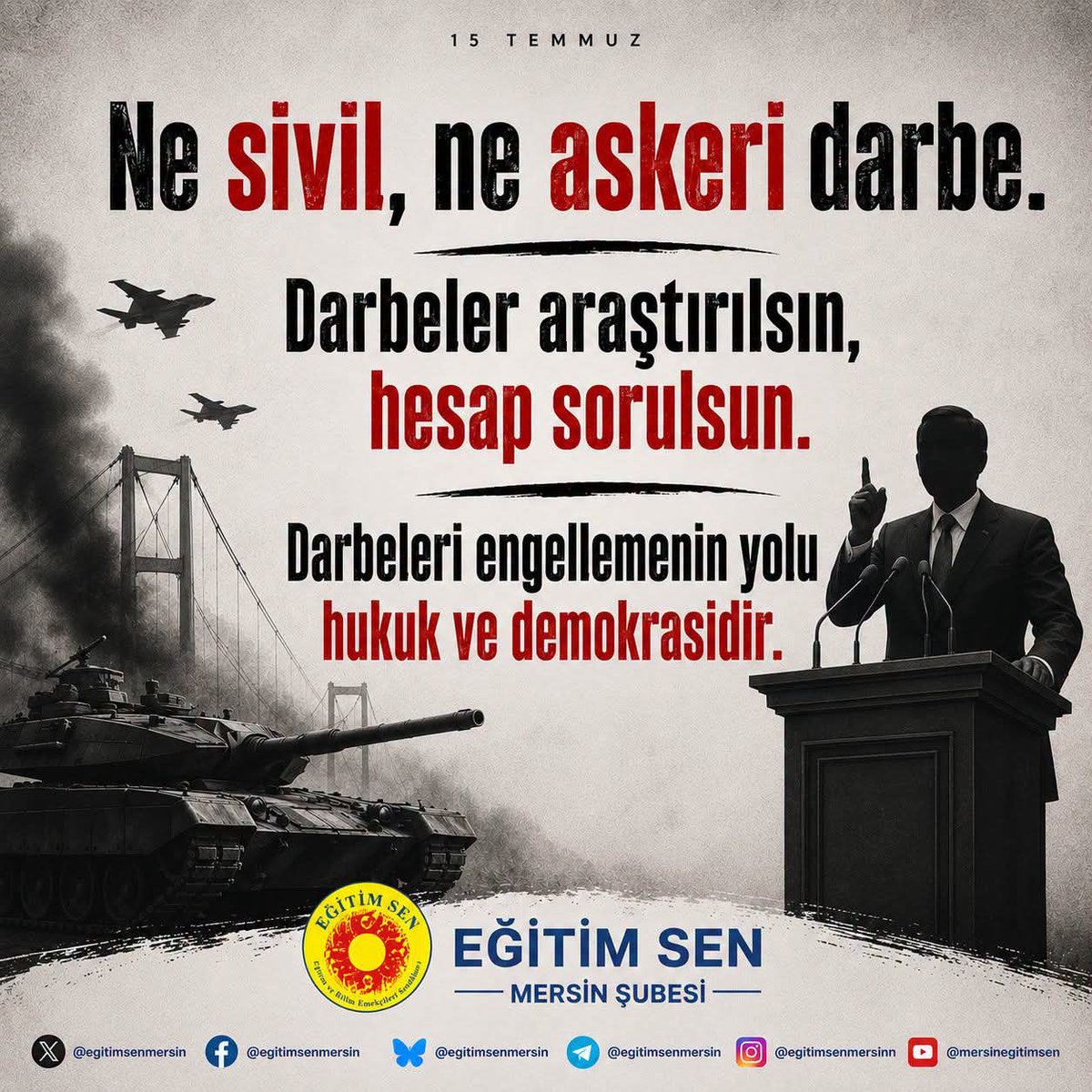 mkorkmaz62's tweet photo. Ne Sivil Ne Askeri Darbe..
Darbeler Araştırılsın.Hesap Sorulsun.. https://t.co/wiw1O5YMl4