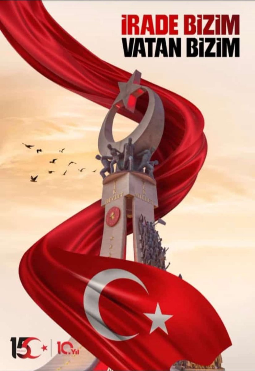 SIDDIK_Demircan's tweet photo. 15 Temmuz Demokrasi ve Milli Birlik günü kutlu olsun. Bu topraklar için canlarını feda eden tüm kahramanlarımızı ve 15 Temmuz şehitlerimizi rahmet ve minnetle anıyor, gazilerimize şükranlarımı sunuyorum. https://t.co/Kt7kWUd8ww