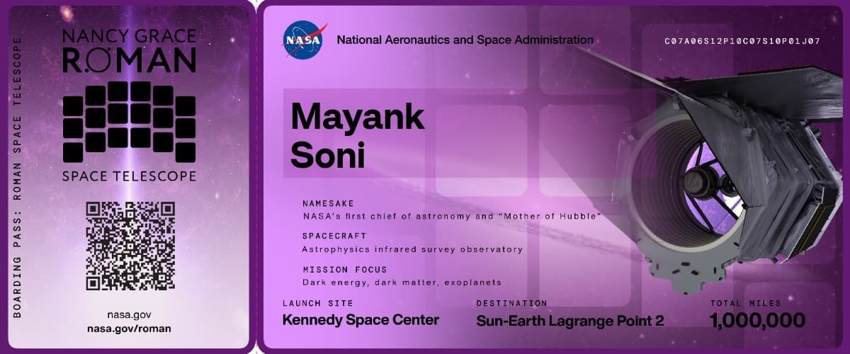 mayanksoni_27's tweet photo. I had done it 😍 #nasa 
@NASARoman https://t.co/CQr5al38X4
