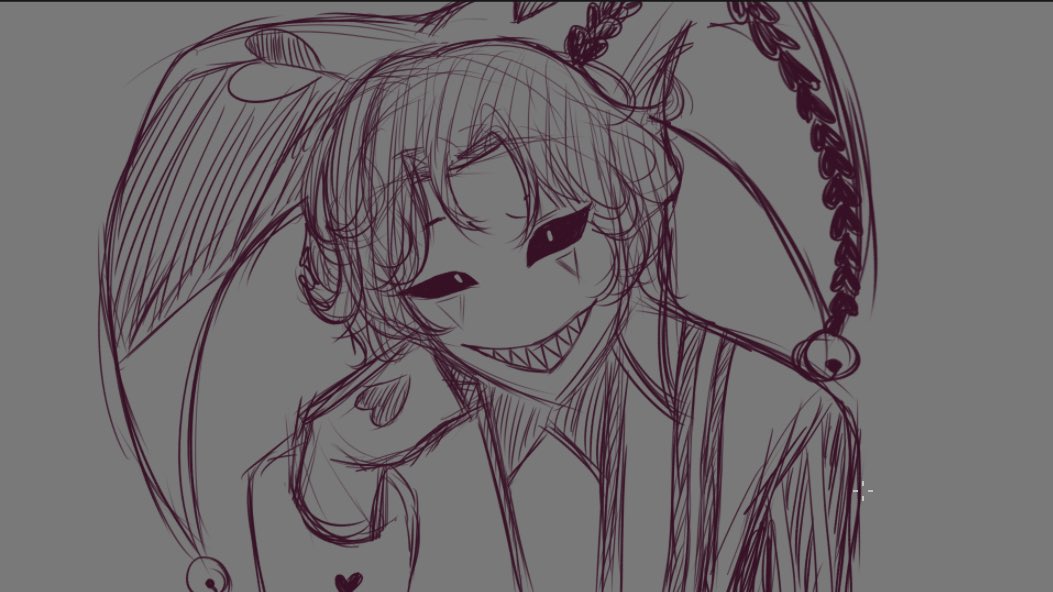 KuriaSoliVtuber's tweet photo. #tfc #thefreakcircus
Finally got a chance to draw the goblin💪

P.S…. Why is his hair so damn hard to draw ;-; https://t.co/hdMM069Apf