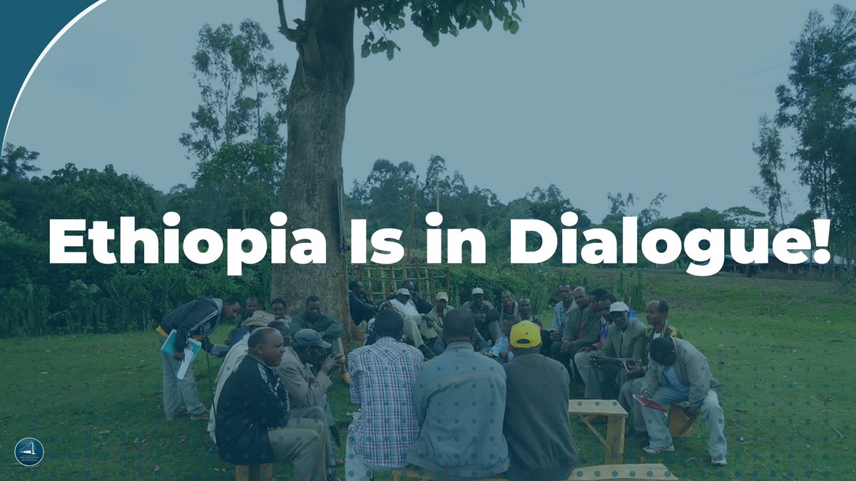 PMEthiopia's tweet photo. The long-awaited and historic national dialogue platform, which brings all Ethiopians together around the table from corner to corner, will begins. This new and critical chapter in history is good news for both the current and future generations. It is also a vital nation-building process that confirms Ethiopia is not a country built on war, but one constructed on public consensus and a shared narrative. 

#PMOEthiopia #EthiopiaConsults