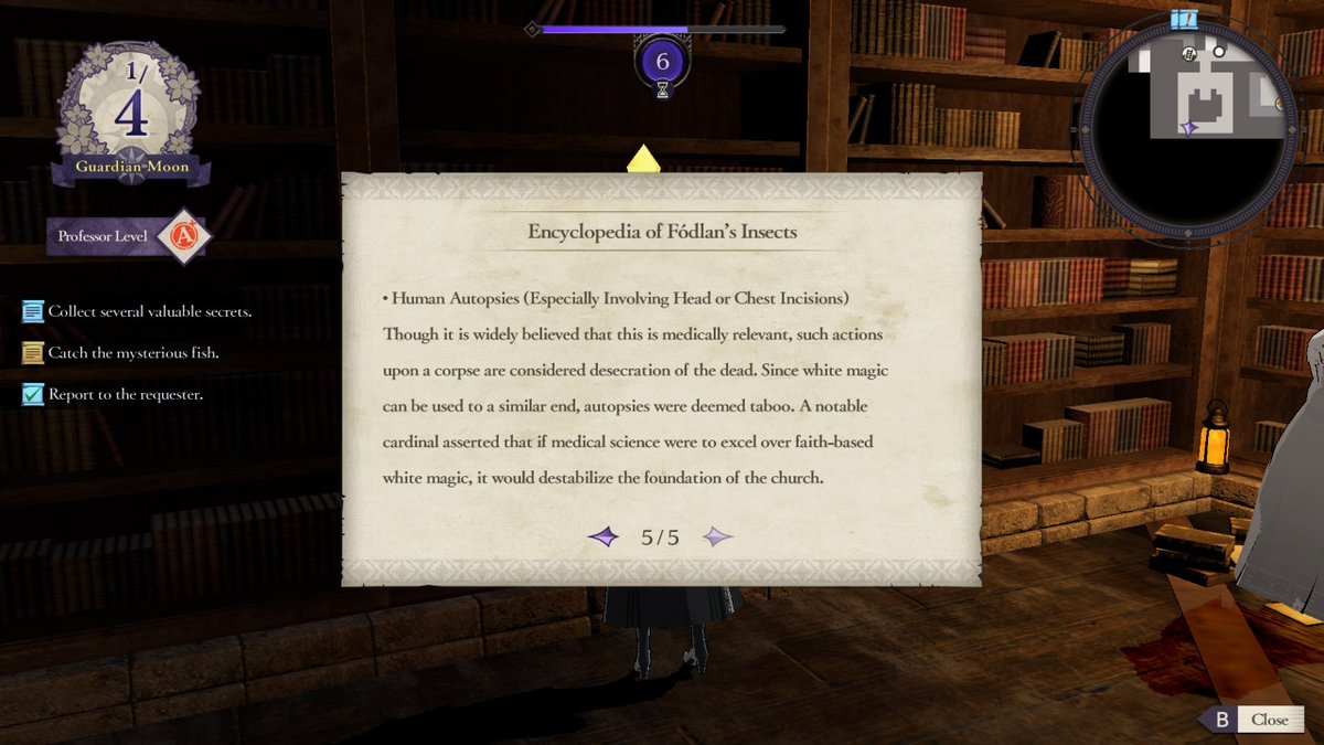 Yggdrasiel_'s tweet photo. I feel people have forgotten that Three Houses often had pretty macabre scenarios throughout its worldbuilding and not just in the main game's events. Don't forget that Rhea purposefully labeled several scientific advancements as taboo to keep the church in a state of authority. https://t.co/xIabzSvohm