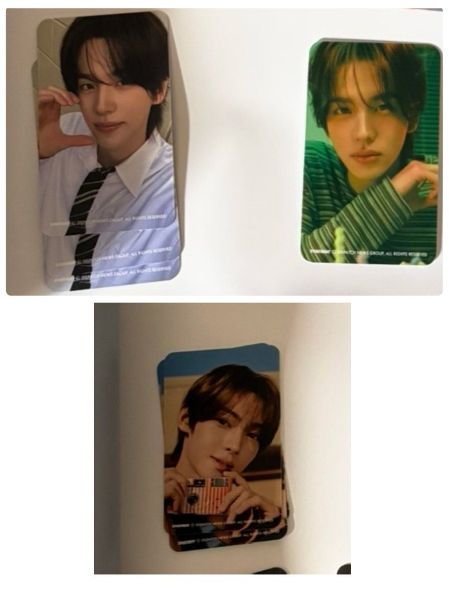 yutoiruko's tweet photo. TWSの交換をお願いいたします
TWS DICON ポップアップ トレカ 交換

【譲】シニュ、ヨンジェ、ハンジン、ジフン
        ギョンミン
【求】ドフン

7/20 オフイベ、ショーケース、めざまし
など手渡し(郵送は相談で)
纏めての方優先とさせていただくかもしれません🙇‍♀️
 #TWS交換 https://t.co/1G2LDBq1J1