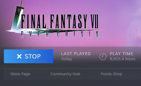 seraph_siden's tweet photo. Personal #FF7EC mission: getting to 10k hours before End of Service 😆 https://t.co/hYWl4WPkbs
