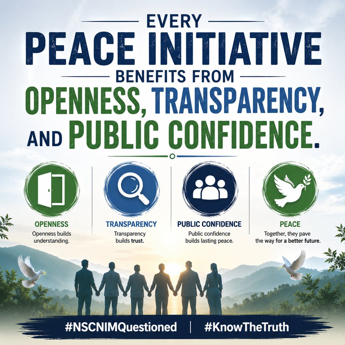 Minlal_Choc5's tweet photo. Every peace initiative benefits from openness, transparency, and public confidence. #NSCNIMQuestioned #KnowTheTruth https://t.co/pmRCVY7pwi