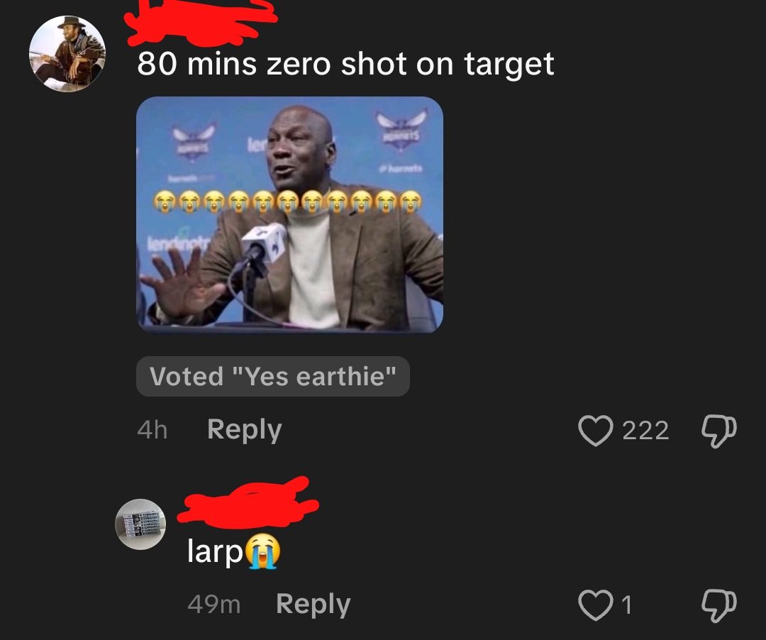 Mijosrbin's tweet photo. Mfs say larp to anything https://t.co/tMBzQ4sNj2