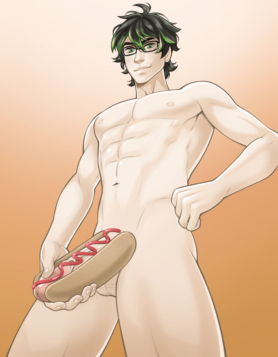 hotdogguman's tweet photo. Day 15 National Hotdog Month

I saw you looking. Come take it.  

🎨@hornyyberry https://t.co/cExdm2Alau