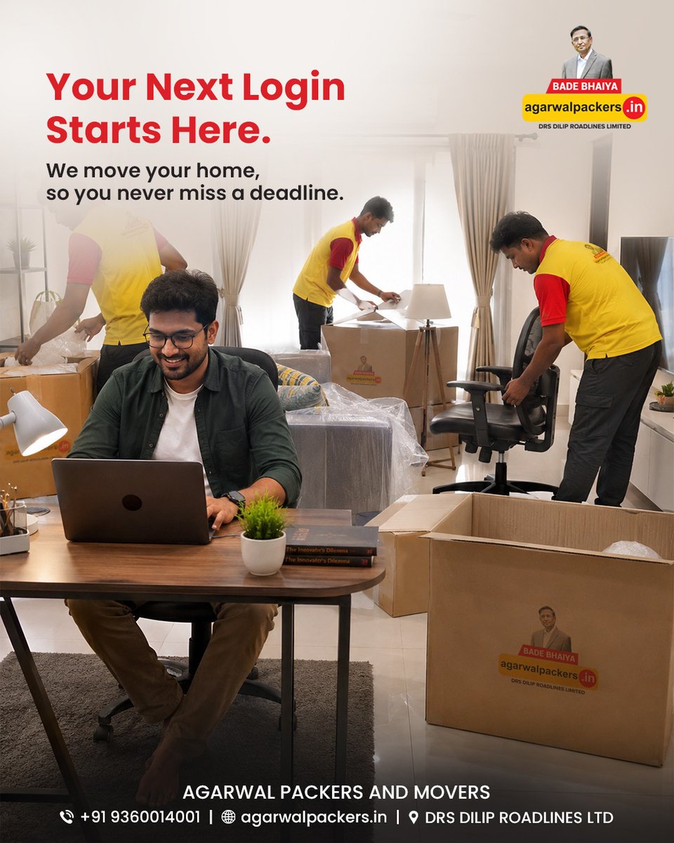 DRSAgarwal's tweet photo. Every Successful Business Deserves a Relocation Partner That Values Time, Safety, and Precision. Trust Agarwal Packers and Movers for a Seamless Office Move.
For more details call - 9360014001
Or visit us - https://t.co/Lg1gTjsfOW
#officeshifting #corporaterelocationsolutions https://t.co/tXUad370Wi