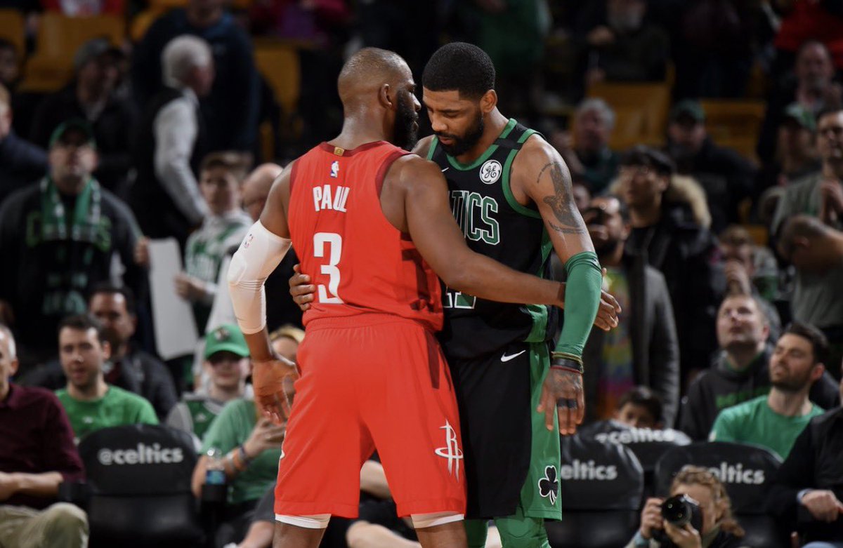 slicorey's tweet photo. Give me Kyrie Irving over Chris Paul all-time every day of the fucking week https://t.co/HW59HuUbSK