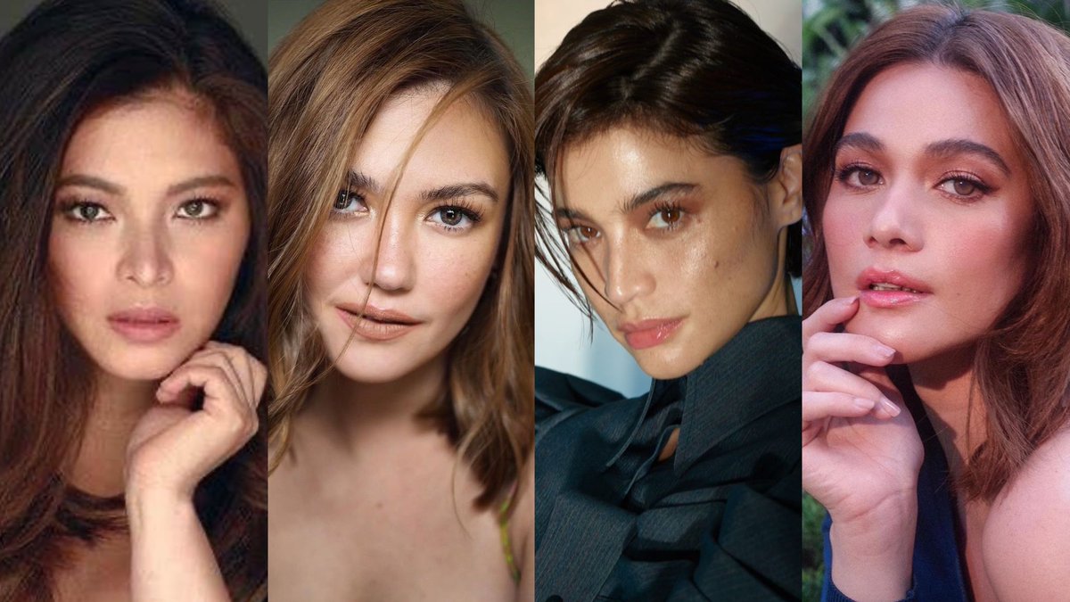 scorpiolustre's tweet photo. choose your abs-cbn generational queens: 

2020s - belle, xyriel, andrea, francine 
2010s - julia, kathryn, liza, nadine 
late 2000s early 2010s - erich, sarah, maja, kim 
2000 - angel, angelica, anne, bea https://t.co/lqUtmH2nsf
