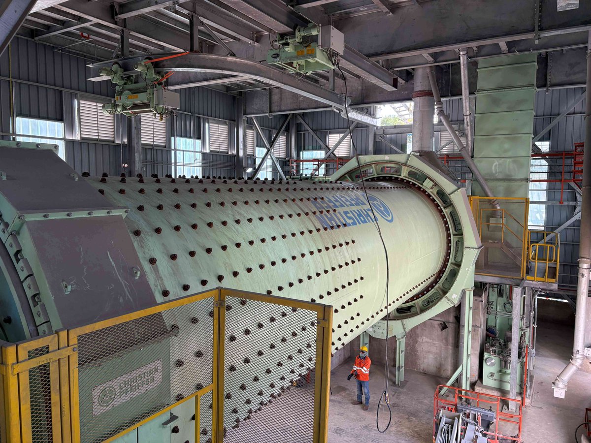 CPfeiffer_1925's tweet photo. From commissioning to reliable operation.

A recently commissioned ball mill is now running smoothly and delivering the expected process results, reflecting the value of technical expertise and close customer collaboration.

#ChristianPfeiffer #ChallengeAccepted #BallMill https://t.co/9QV7dZJJir
