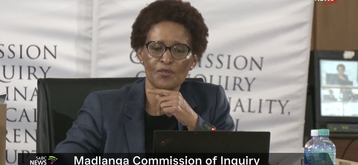 D_Molatoli's tweet photo. This is an appreciation post for Advocate Mahlape Sello SC. In recent months she has been the most hardworking Evidence Leader, leading a lot of witnesses that have appeared, but also mentoring and assisting the younger Advocates when it's their turn to lead evidence. I don't know what she takes to maintain such a sharp mind, her energy is at peak from 9h30 till 5pm. 😅 No nonsense, zero tolerance attitude to lies of course. You'll hear it in her tone when you are trying to play tricks. She can almost scream. 😂

Ma'am we honour you. You have served the nation, from the days of Marikana Inquiry, Zondo Commission, Phalaphala Section 89 Panel, and now the Madlanga Inquiry. God Bless you and your family Mme Sello. South Africans love you. Re a leboha. 🙏🏽❤️🇿🇦💐