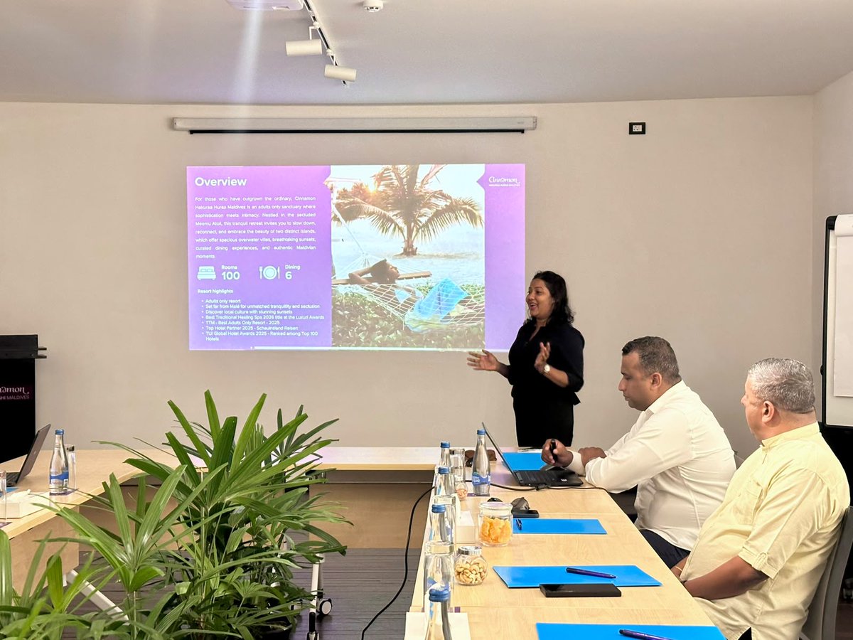 SATAawards's tweet photo. South Asian Travel Awards (SATA) 2026
Jury Evaluations in Maldives

#CinnamonHakuraaHuraaMaldives

#Nominee #SATA #SATA2026 #SouthAsianTravelAwards #maldives https://t.co/brVZ0U05LT
