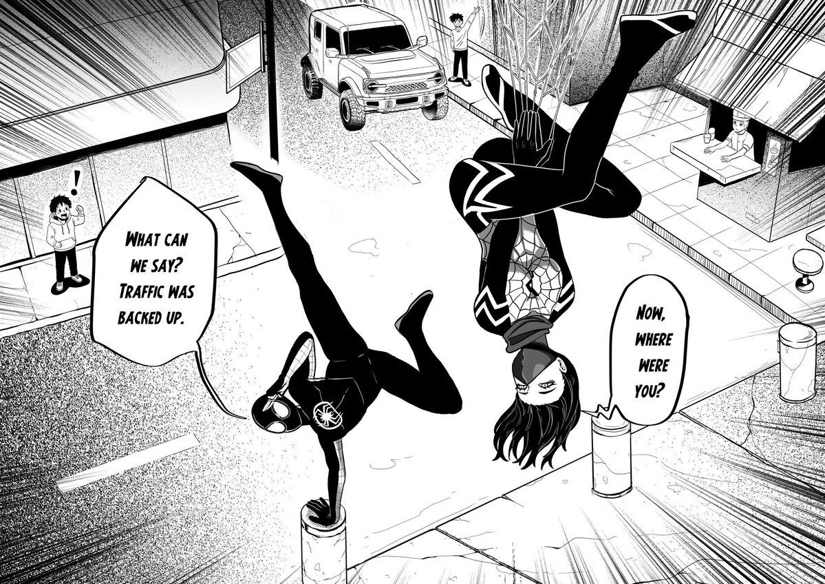 Meritnonstop's tweet photo. We did another thing.  From my Spider-Man fan story “Haven’t You Heard? I’m Spider-Man!” https://t.co/YehWVYdLgw